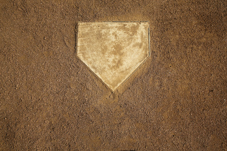 Homeplate on Baseball Field