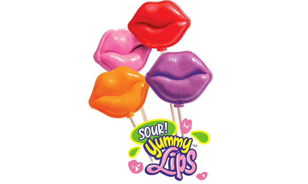 Sour Yummy Lips Lollipops